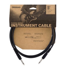 D'Addario | Classic Instrument Cable | Cable para Instrumento | 1.5 M | PW-CGT-05
