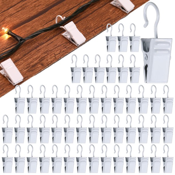 Gisafai Christmas Asphalt Shingles Roof Light Clips Mini Light Clips