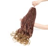 DT CHERYL Loose Wave Dreadlocks 24 Inch 10 Strands Double