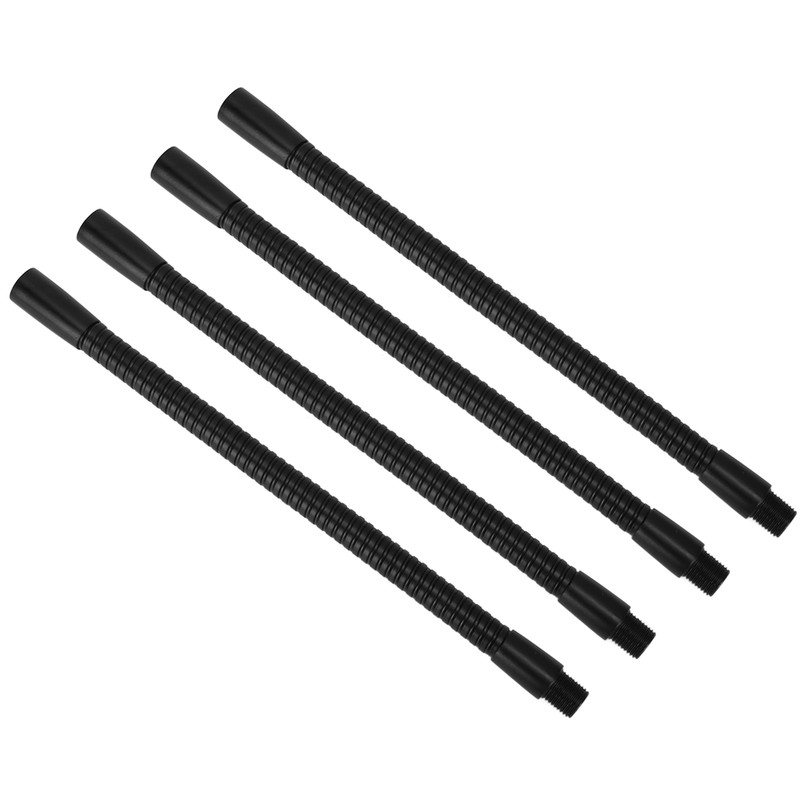 4 Pcs Gooseneck Lamp Hose Aluminium 10mm Caliber Flexible Table
