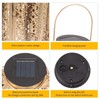 5730LED Hanging Lamp Solar Powered IP44 Waterproof Hex Hollow Lantern