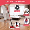 Triangule Flat Mop Replacement Pads, Spin Mop Pad Replacement, 5