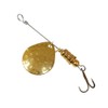 140pcs Copper Blade Inline Spinner Bait Lure Kit Bass Spoon