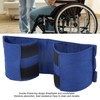 Wheelchair Footrest Non‑Slip Adjustable Leg Restraint Strap Seat Belt (Blue
