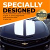 Avery WHITE - Camaro RACING STRIPES Rally Decal 2010-2015 Chevy