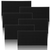 6 Pack Black Bar Mat - 6" x 12" Rubber