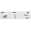 Vemer Chronos Touch Screen Wall Thermostat, VE451100