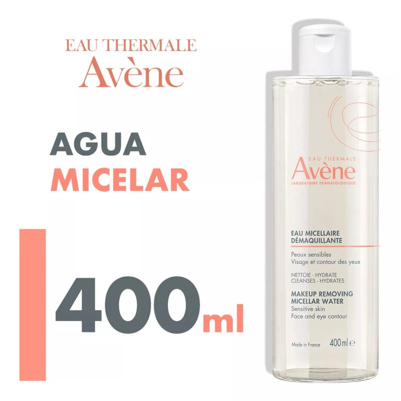 Avène Cuidados Esenciales Agua Micelar Desmaquillante 400ml