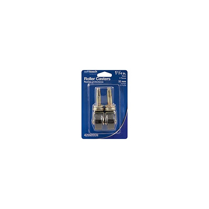 SoftTouch 4265095N Stem Caster 1-1/4" Black Wheel