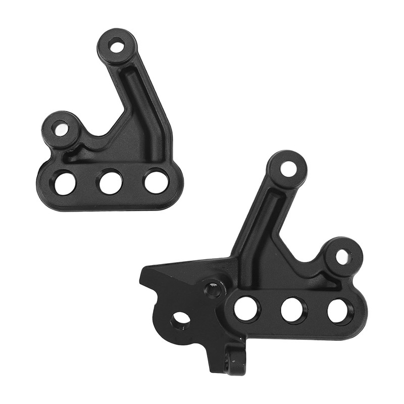 Motorcycle Foot Pegs Bracket Set Metal Construction Stable High Strength