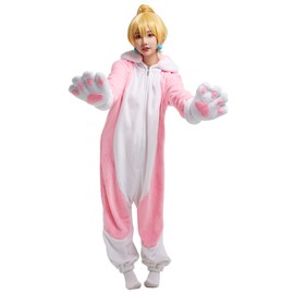 haikyuu Women Princess Cosplay Pajamas Onesie Homewear Jumpsuit kigurumi Cartoon Unicorn Anime Costume Outfits Adult (small, pink)