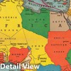 Historic Map : Colonial Africa, Romer, 1938, Vintage Wall D?or