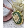 Fancy Fox Boutique St patricks Day Green Rose Celtic Gold