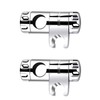 2Pcs 25mm Shower Head Holder Bracket Replacement, Shower Riser Rail