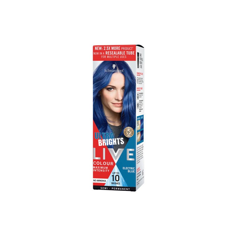 Schwarzkopf Live Colour Ultra Brights Electric Blue 75ml