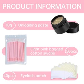 PYEUIFT Eyelash Extension Remover 10g Lash Extension Remover Dissolves Powerful for Lash Extensions Lash Glue Remover Low Irritation for Sensitive Skin