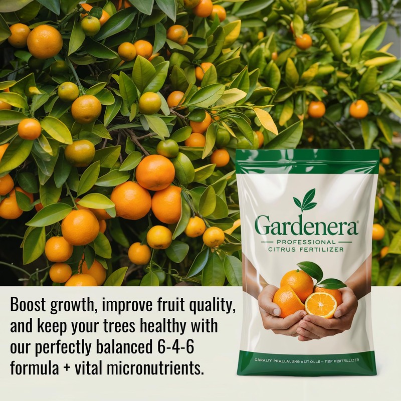 Gardenera Premium Citrus Fertilizer + Vital Micronutrients - Perfect Balanced