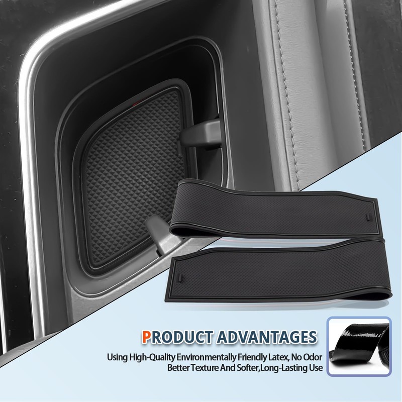 2025 ADX Door Slot Mats,for Acura ADX 2025 Accessories Anti-Slip