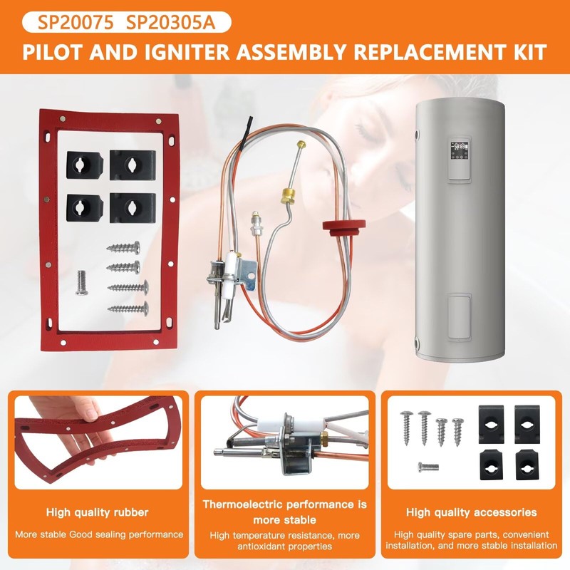 BUTITNOW for Rheem Water Heater Pilot Assembly Kit - SP20075