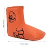 Golf Putter Headcover Orange Sailor's Hat Pattern PU Waterproof Surface