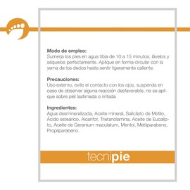 Crema tecnipie para masaje en pies y piernas, bálsamo que desinflama y alivia el dolor en pies y piernas