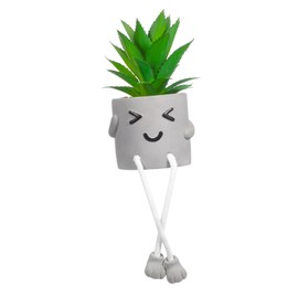 Levemolo Artificial Succulent Plant Small Potted Succulents for Office Home Desk Bookshelf