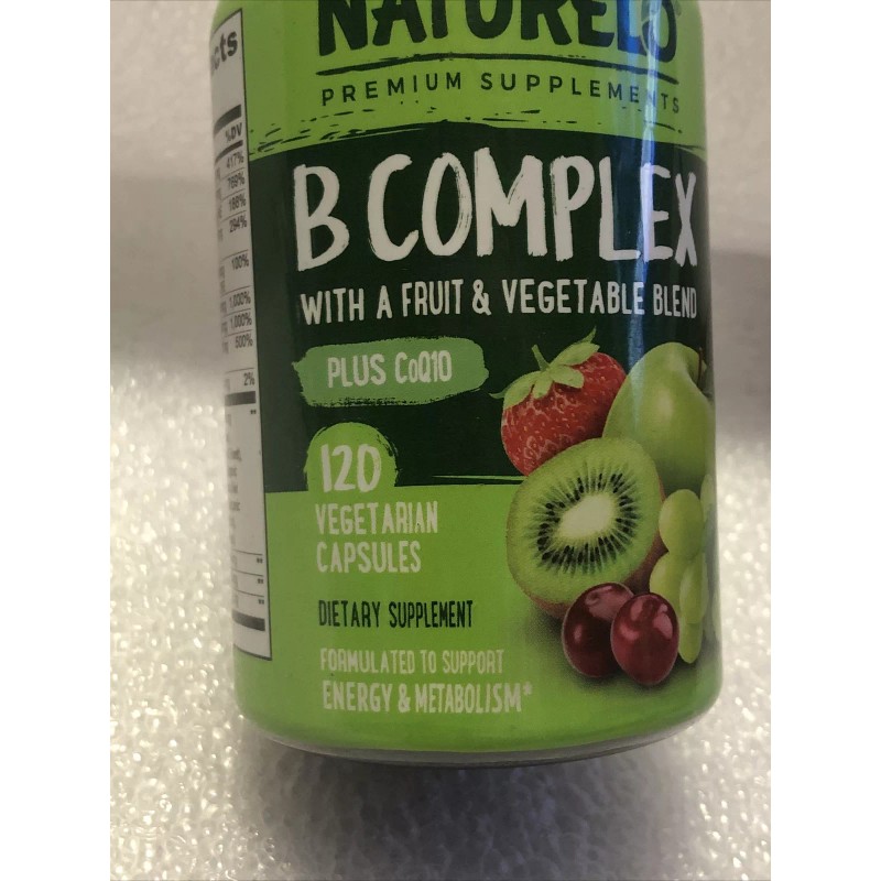 Naturelo (Lot Of 3) Naturelo B Complex 120 Vegetarian Capsules