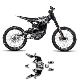 Kungfu Graphics Decal Kit for Sur-Ron Light Bee X with KKE Fork Off-road Motorcycle Dirt Bike, SRX17N031-KO