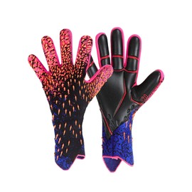 ZEZELIFE Soccer Goalkeeper Gloves for Kids Boys Children Youth Adult Football Goalie Gloves with Strong Grips Full Finger Breathable Mesh Protect Children Hand Soccer Gloves (5 Size)