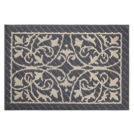 DEXI Door Mat Entry Indoor Floor Mats Inside Doormat Front Entrance Rug Machine Washable,23.5"x35.5",Dark Gray