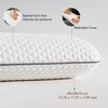 Travel Memory Foam Pillow for Sleeping, Comfortable Camping Pillow, 15.75x11.81x3.94