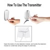 Wireless Bedwetting Alarm (Potty Training, Timer) - White