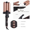 Pretfy Hair Curling Iron 3-Barrel 32mm Hair Waver Hair Curler