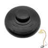 CORTHULin Round Foot Switch Black Lamp Foot Push Switch Standard