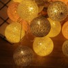 LED Light String LED Cotton Thread Ball String Light Decorative
