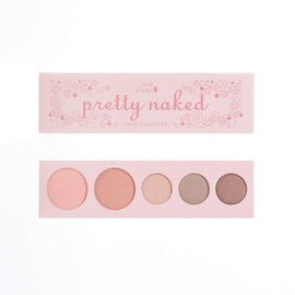 100% PURE Pretty Naked Palette (Fruit Pigmented), Everyday Makeup Palette w/ 3 Eyeshadows, Blush, Face Highlighter, Natural Makeup Look, Vegan Makeup (Soft, Neutral Tones)