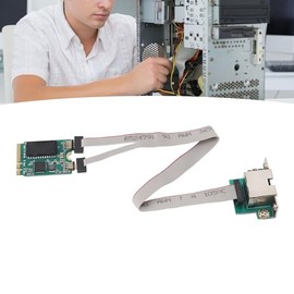 Sxhlseller 2.5G M.2 Network Card, RTL8111F M.2 2.5G Ethernet Network Card, 2.5G/1G/100M Multi Gigabit M.2 Network Card for Win 7 8 10 11 for Linux