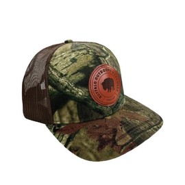 Buffalo Outdoors® Workwear Circle Patch Trucker Hat (Camo)