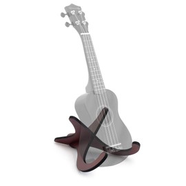 World Rhythm Ukulele Stand - Wooden Uke Stand, Detachable String Instrument Holder