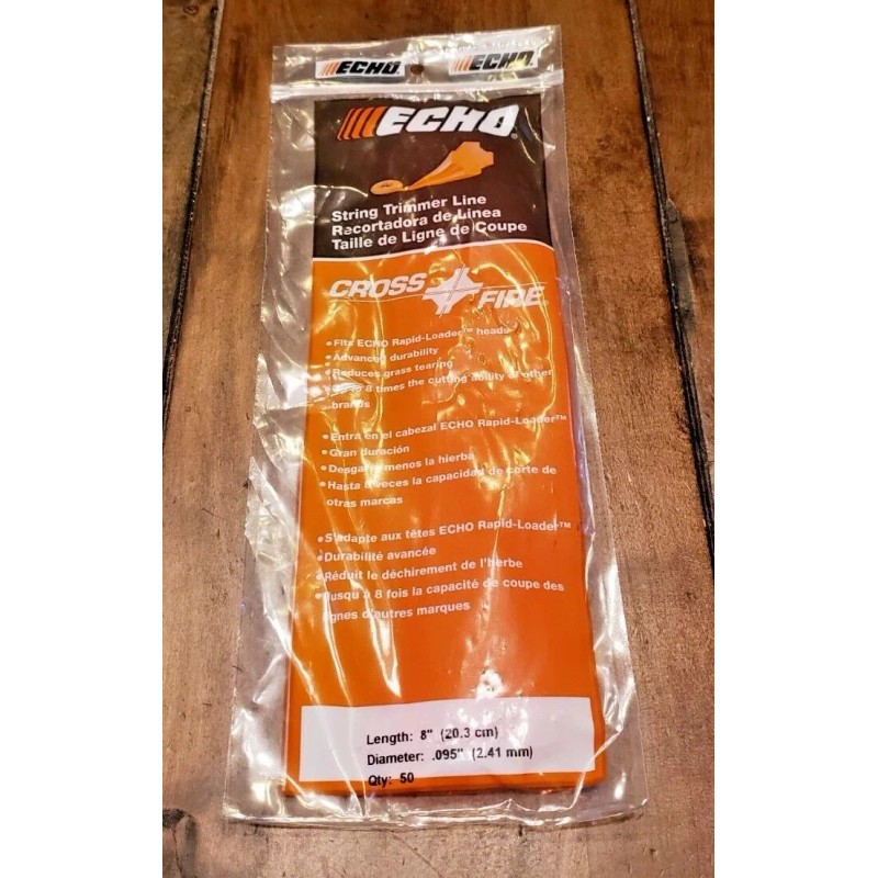 ECHO NEW Genuine ECHO (50) Pre-Cut Cross Fire Trimmer Line