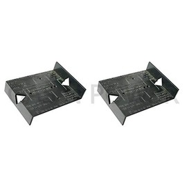 Concealed Hinge & Mounting Plate Drilling Jig - 26mm & 35mm Cup Template for Kitchen Bedrooms Bathrooms x2