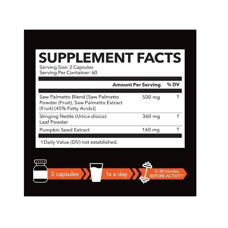 Havasu Nutrition, 2 PACK, Saw Palmetto 3X Formula, 120 caps