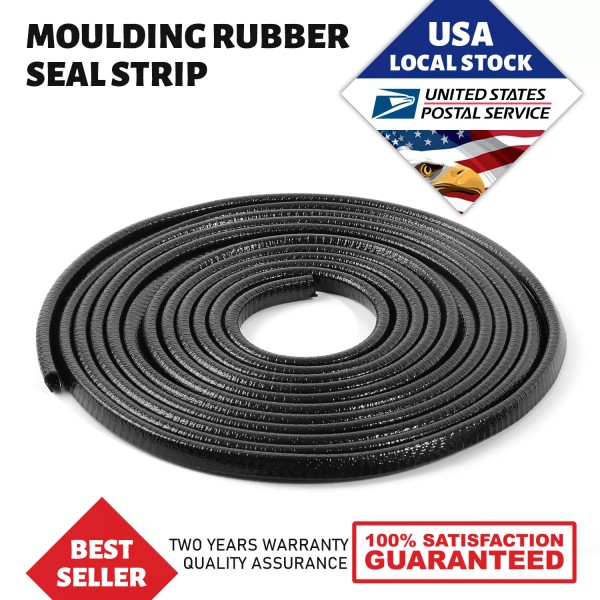 Modigt 20ft Car Door Edge Trim Guard Rubber Seal Strip