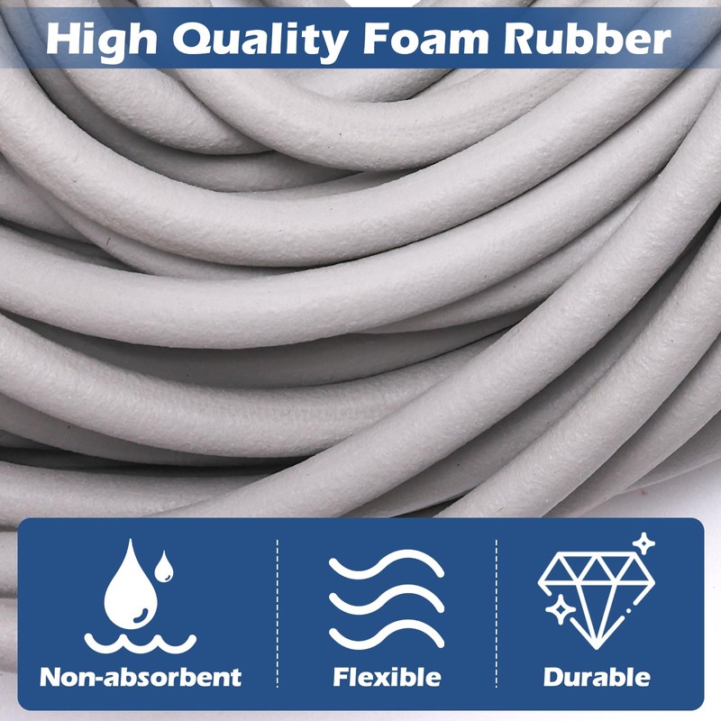 Coitak 1/4 Inch x 100 FT Backer Rod Foam Rubber