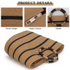 EVEOUT Straw Tote Bag for Women Summer Woven Beach Bag