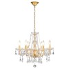 Uiimeces Crystal Chandelier Light Fixture, Modern K9 Crystal Chandelier for