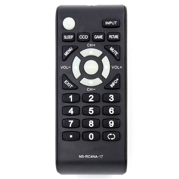 NS-RC4NA-17 Replacement Remote Control fit for Insignia TV NS-50D510MX17 NS-39D310NA17