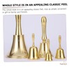 DOITOOL Christmas Handbell Vintage Brass Service Bell for Restaurant Party