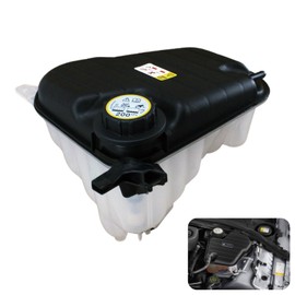 CEYHTLY C2Z29118 Coolant Reservoir Tank, Radiator Reservoir Tank with Cap & Sensor Compatible with 2010 2011 2012 2013 2014 2015 Jaguar XF, XFR, XFR-S, XK 2.0L 3.0L 5.0L Replaces# C2Z22872, C2Z11292