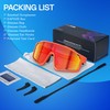 KAPVOE Kids Baseball Glasses Youth Polarized Sports Sunglasses Softball Cycling
